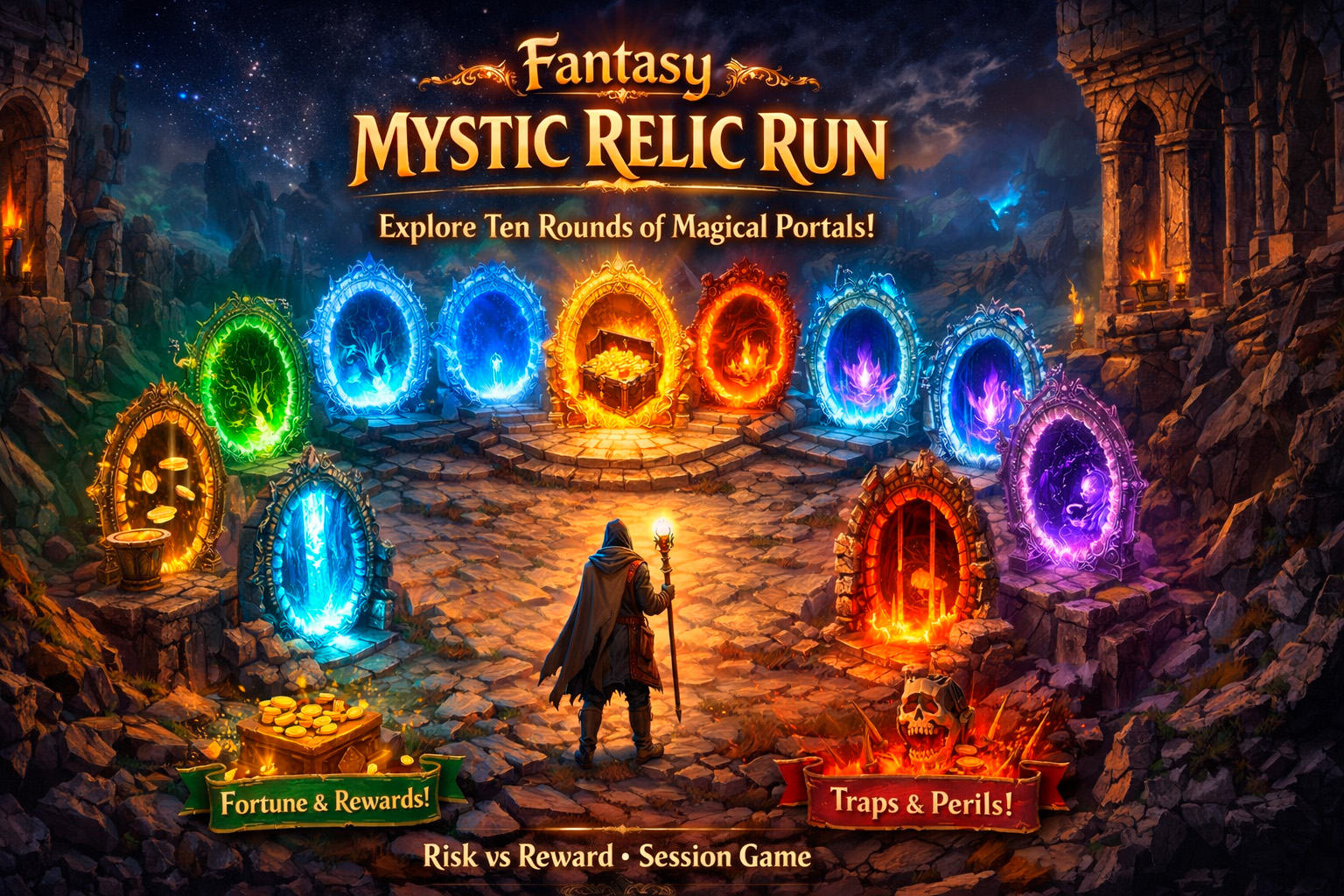 Mystic portal relic illustration