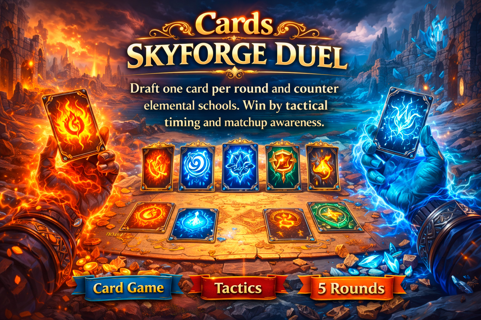 Skyforge tactical crest illustration